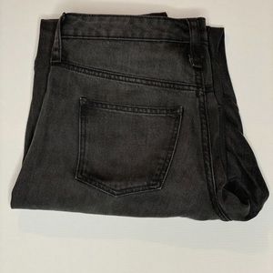Universal Threads faded black frayed denim